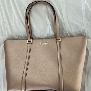 Rose gold Kate Spade work bag